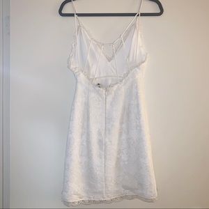 White lace NBD cocktail dress